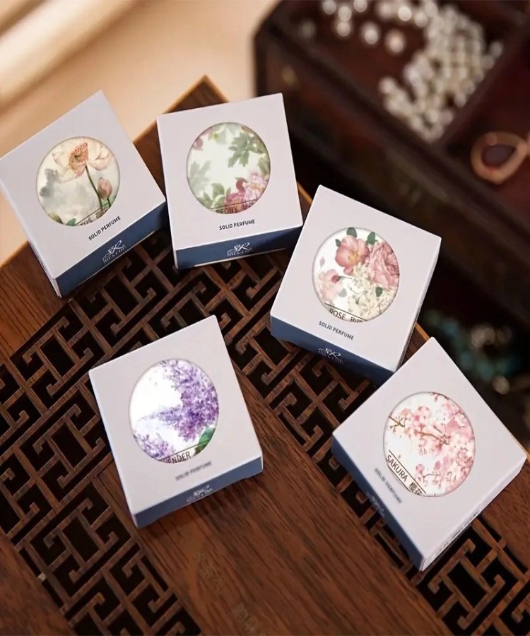 Floral Solid Perfume Balm