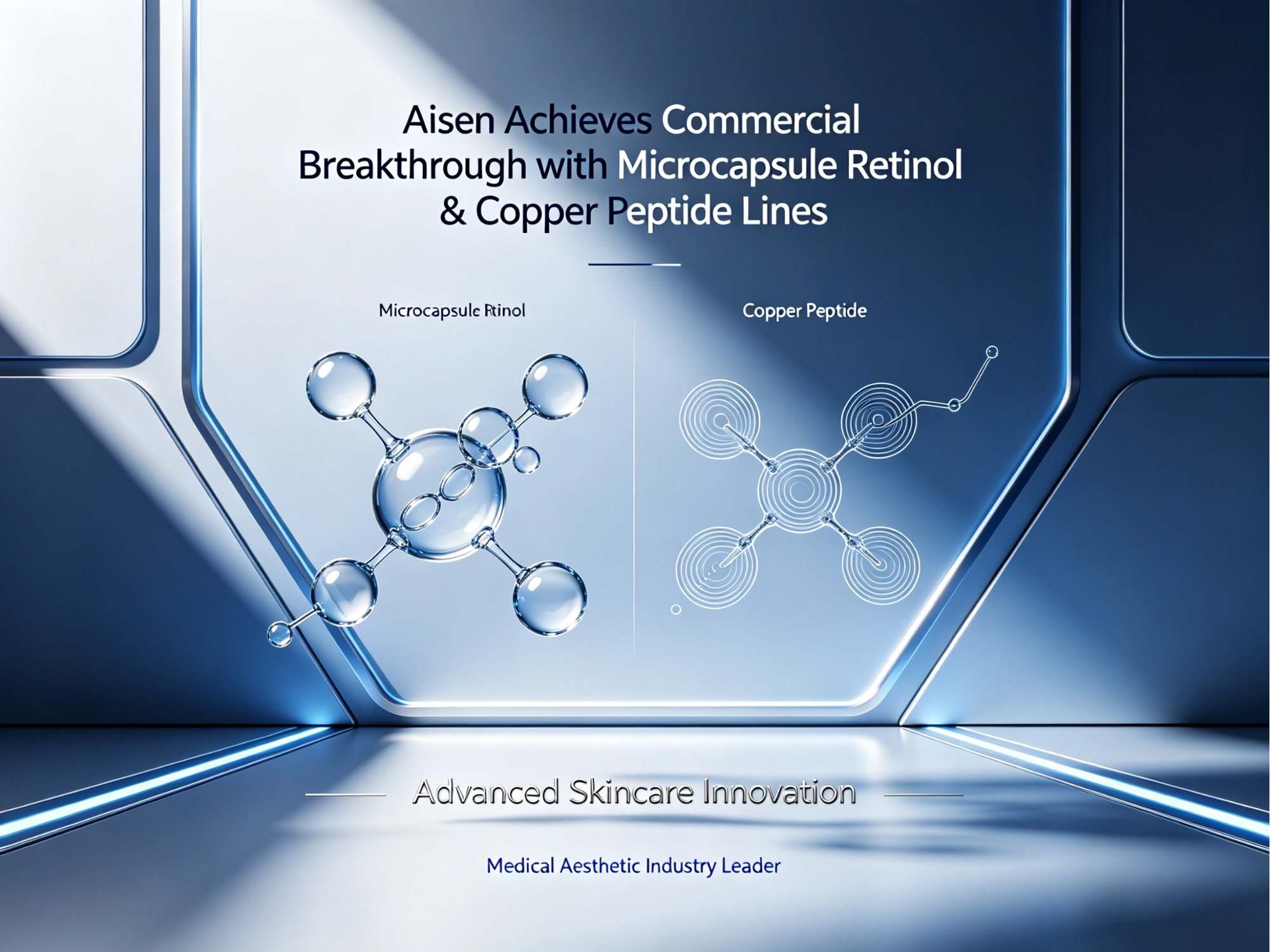 Aisen Achieves Commercial Breakthrough with Microcapsule Retinol & Copper Peptide Lines