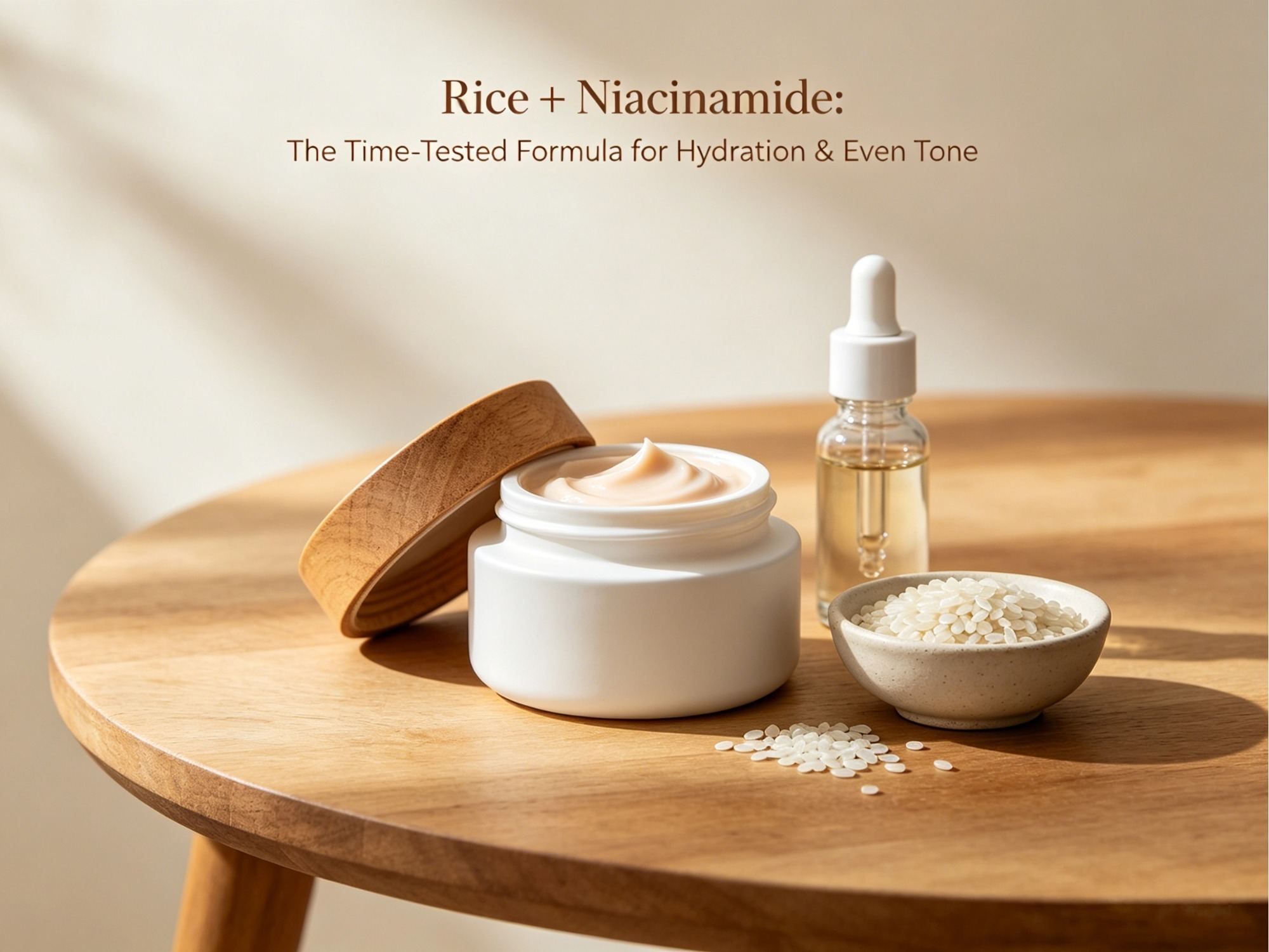 Rice + Niacinamide: The Time-Tested Formula for Hydration & Even Tone