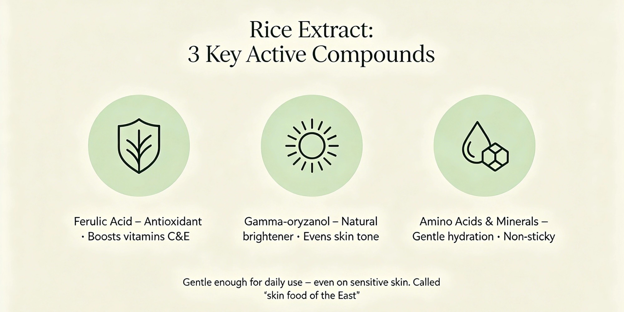 OEM private label rice toner customization low MOQ OEM private label rice toner customization low MOQ